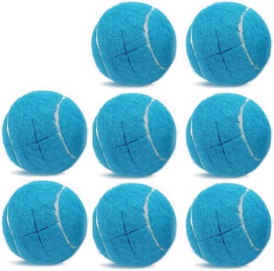 Tennisbal Voetjes - Meubelbeschermers Vilt - Vloer Beschermen - Voorgesneden Tennisballen - 8 Stuks - Lichtblauw