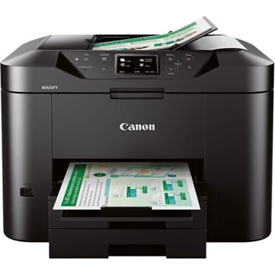 Canon MAXIFY MB2750 4 ipm b/n 15.5 ipm col Multifunctionele printer Inkjet Kleur A4 LAN, WiFi, Duplex, ADF