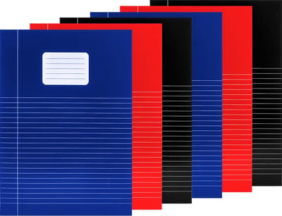 Schriften - 20x stuks - A4 - lijnen - schoolschriften - lijntjes schriften - schrijf schriftje - Aantal bladzijden per schrift: 80x