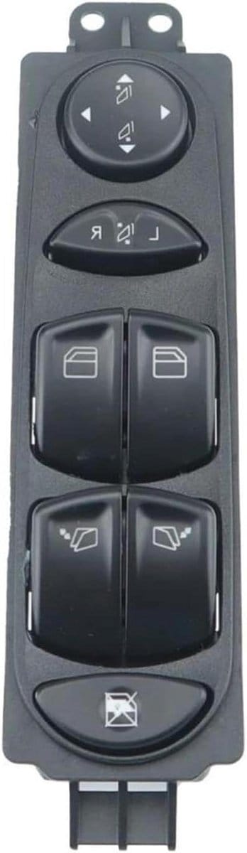 Raamschakelaar - Venster Bediening - Auto Ramen - Directe Vervanging - 1x1x1 cm - Zwart