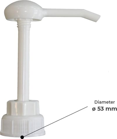 Excellent Jerrycan Pomp 5 en 10 L - Jerrycan dop - Kraan voor jerrycans - Jerrycan dop - Voor vaten en jerrycans - Jerrycan dop Ø 53 mm