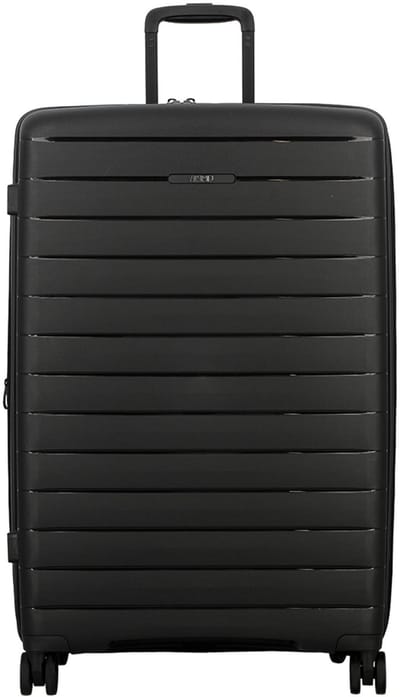 Jump Striper 4 wielen Trolley 77 cm met uitbreidingsplooi - Harde bagage - TSA slot - dark grey