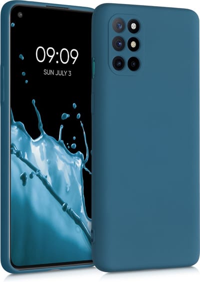 kwmobile telefoonhoesje geschikt voor OnePlus 8T - Hoesje voor smartphone - Back cover in mat petrol
