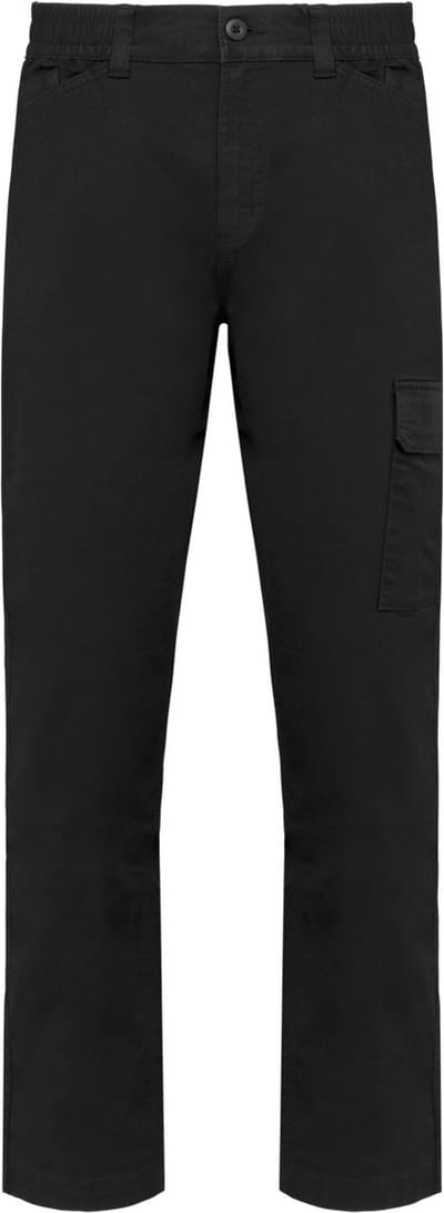 WK. Designed To Work Unisex katoenen stretchbroek WK709 - Black - 44 NL (38 FR)