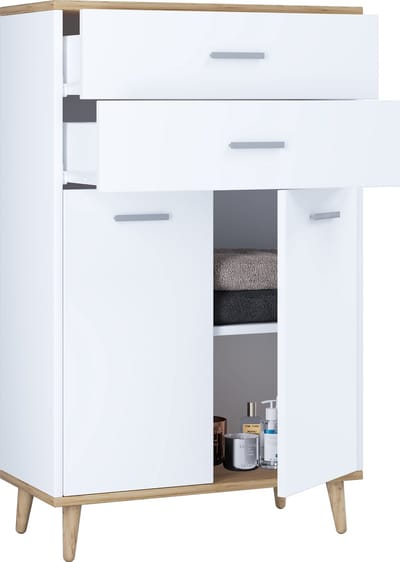 VCM Badkamermeubels Midikast Badkamermeubel Ladenkast Highboard Lade Landos Badkamermeubels Midikast Badkamermeubel Ladenkast Highboard Lade Landos