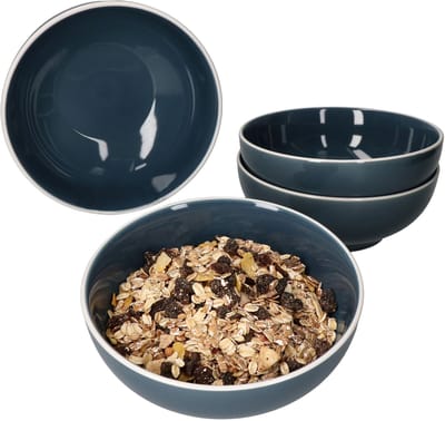 Set van 4 kommen Linus Blauw - 403947