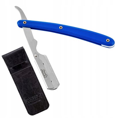 Ponik's Klassieke Scheermes voor Baard en Stoppelhaar - Met Scheermesjes - Inclusief Etui