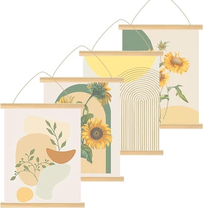 Set van 4 Magnetische Poster Frames A3 - Ideaal voor Posters, Canvas en Foto's - Makkelijk te Bevestigen en Veranderen