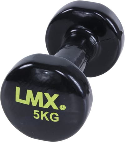 LMX Vinyl dumbbellset l 5kg l Zwart