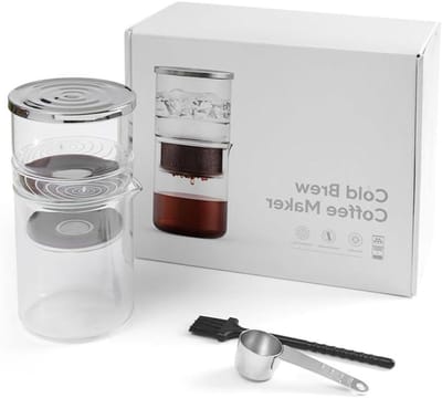 Koffiezetapparaat - IJsdruppelaar - Cold Brew Maken - Constante Snelheid - 300ml - Transparant