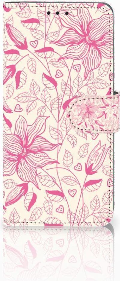 Huawei P30 Pro Hoesje Pink Flowers
