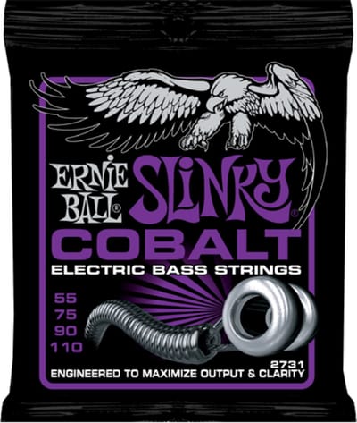 Ernie Ball 2731 Cobalt Power Slinky Bassnaren (55-110)