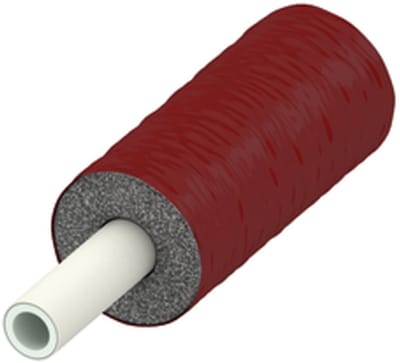 TECE TECEflex alupex buis PE-Xc-Al-PE-RT geïsoleerd, 13 mm isolatie, rood, afmeting 16, 731916