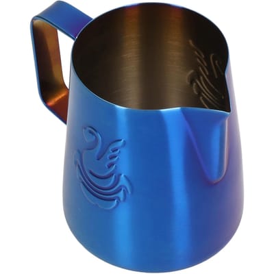 Pichet Mousseur à Lait 380ml Acier Inoxydable de Qualité Alimentaire Bec Aigle Multifonction Tasse Mousseur à Lait pour Lait Crème Latte L
