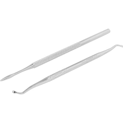 Kit de lime et de levage pour ongles incarnés, outil Double face en acier inoxydable pour le soin des ongles des pieds gray