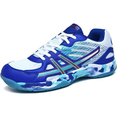 Heren Professionele Volleybalschoenen Unisex Sport Ademende Dempingsschoenen Dames Mesh Slijtvaste Sneakers maat 35-45 42 blue