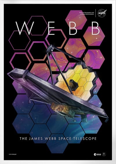 The First Anniversary Of Webb | Space, Astronomie & Ruimtevaart Poster | A3: 30x40 cm