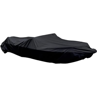 Bootzeil 420D Oxford Doek Zonbestendig Marinekwaliteit Beschermhoes met 4 Winddichte Gespen 600 Bootzeil (voor Boten black