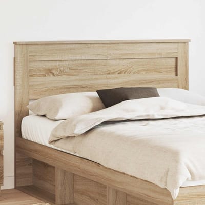 vidaXL Hoofdbord Sonoma Eiken Bewerkt hout