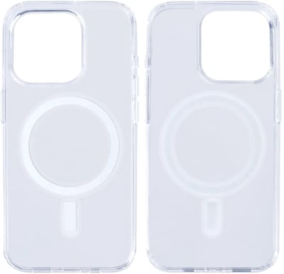 Rixus Magnetic Clear Case For Apple iPhone 15 Pro