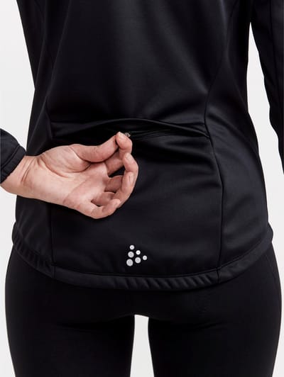 Craft Fietsjack Winter Dames Zwart Zilver - CORE BIKE SUBZ JACKET W BLACK SILVER-M