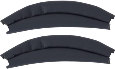 Hoofdbandkussens voor draadloze koptelefoon - Set van 2 - Comfortabele kussenvulling - Makkelijk te installeren - Zwart