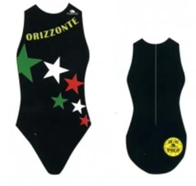 Turbo Orizzonte Zwemkleding Zwart 5XL Vrouw
