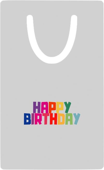 Hacebo® - happy birthday metalen boekenlegger- Happy birthday - iemand die jarig is - de jarige - verjaardagscadeau - kado - geschenk - gift - leuke verjaardagscadeau Bladwijzer boekenleggers - 7.6 cm x 5cm