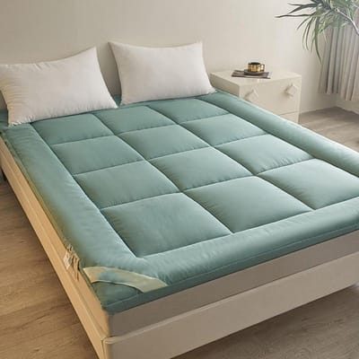Japanse Futon Matras - Vloermatras Tatami - Comfortabel Slapen - 100% Katoen Vulling - 150 x 200cm - A