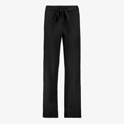 Twoday wijde broek dames zwart - Maat S