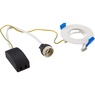 HOFTRONIC Bari LED Inbouwspot - Diameter 85mm - GU10 Fitting - inbouwarmatuur - Rond - IP65 voor badkamer, binnen en buiten - Wit