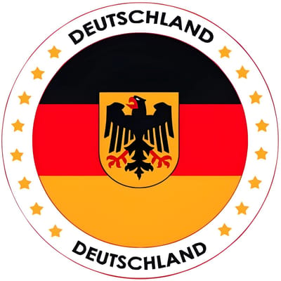 Bierviltjes Duitsland - 25x stuks - landenthema - versiering - onderzetter