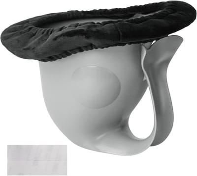 Draagbaar Reistoilet - Kinderpotje Campingtoilet - Zindelijkheidstraining Onderweg - Visvormig Antislip Design - 203 x 19 x 157 cm - Grijs