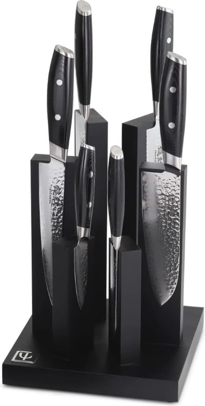Yaxell Tsuchimon 6-Delige Magnetische Messenset – VG-10 Staal, Luxe Uitvoering