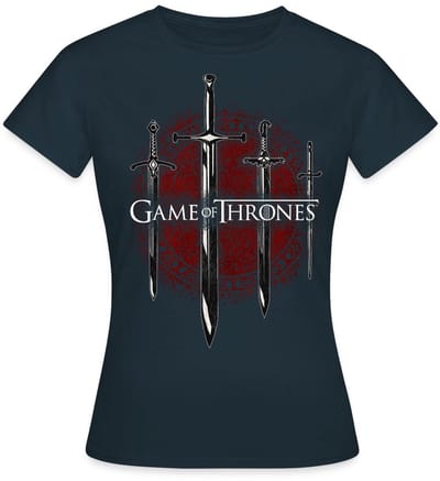 Game Of Thrones Zwaarden van de Huizen T-Shirt Dames