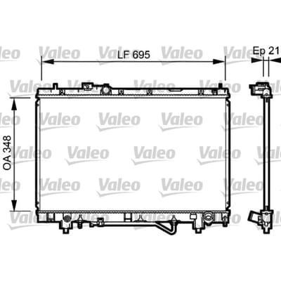 Radiator, motorkoeling VALEO 732420