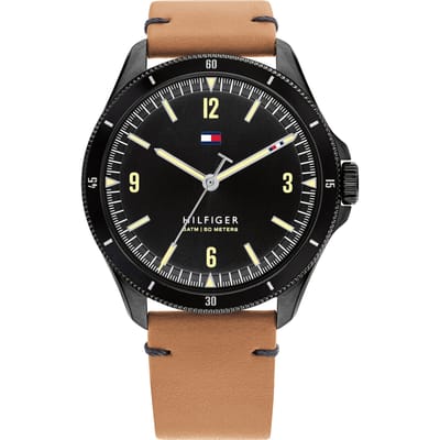 Tommy Hilfiger Maverick herenhorloge Bruin 1791906
