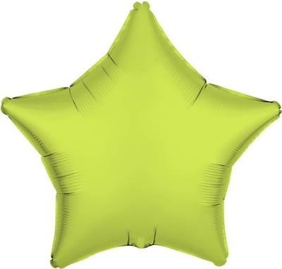 Riethmüller - Folieballon ster - neon geel - 45 cm