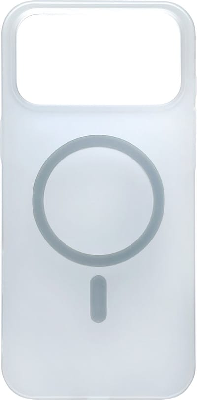 Casemania Hoesje Geschikt voor Apple iPhone 17 Pro Max - Grijs - Frosted Matte Hardcase Geschikt voor MagSafe - Slim Fit Anti-Fingerprint Back Cover - Draadloos Oplaadbare Telefoonhoesje