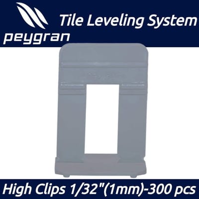 Tegel Leveling Systeem 1mm Voeg 300 Stuks - Perfect Vlakke Tegels
