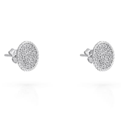 Orphelia 'Bella' Dames 925 Sterling Zilveren Stud Oorbellen - Zilver ZO-7565