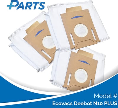Ecovacs Deebot N10 PLUS Stofzakken (3 Stuks, Plus.Parts® alternatief voor D-DB03)