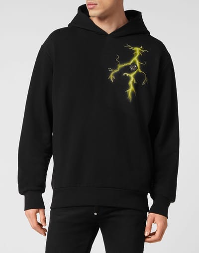 Sweatshirt Met Capuchon Gothic Plein