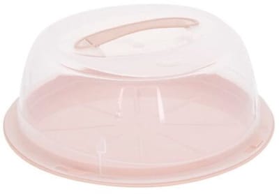 Atmosphera Ronde Gebakdoos/Taartdoos met basis - Ø36xH14cm - Roze