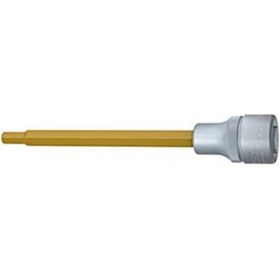 HAZET inbus 986SL-6, 1/2 inch vierkantaandrijving, SW 6mm, TIN-gecoat, L 140 mm, DIN 7422