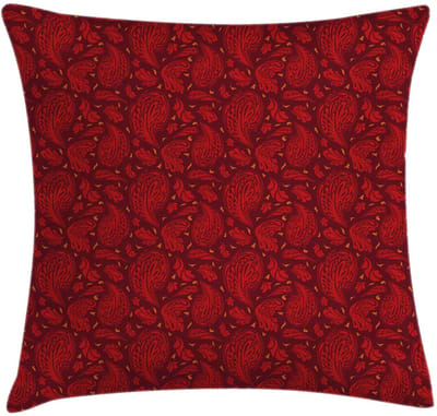 Abakuhaus – Kussenhoes 50x50 cm – Kastanjebruin/Maroon Vermiljoen – Dubbelzijdig bedrukt