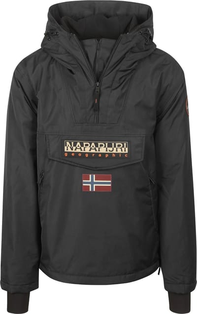 Napapijri Rainforest Next Jas Zwart - Maat S - Heren - Anorak jassen