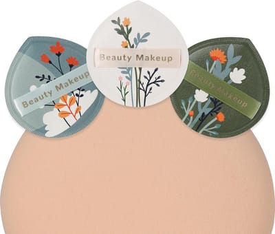 Famanu – Grote make-up sponsen set, 3 stuks, beauty blenders voor vloeibare foundation en poeder