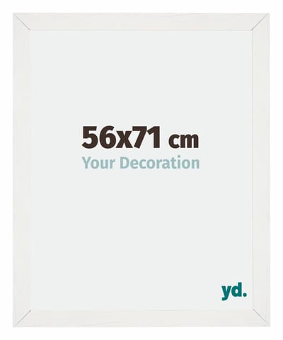 Your Decoration - Fotolijst 56x71 cm - MDF - Wit Geveegd - Mura