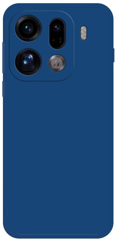 Coverup Hoesje - Geschikt voor OPPO Find X9 Pro Hoesje - Coverup Colour TPU Back Cover - Metallic Blue